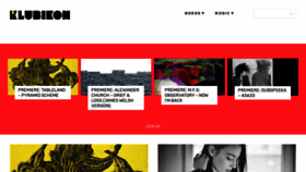 What Klubikon.com website looked like in 2020 (4 years ago)