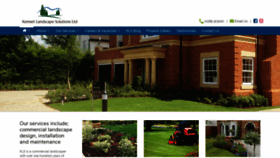 What Kennetlandscapes.com website looked like in 2020 (4 years ago)