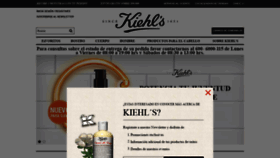 What Kiehls.cl website looked like in 2020 (4 years ago)