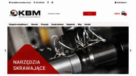What Kbm-narzedzia.pl website looked like in 2020 (4 years ago)