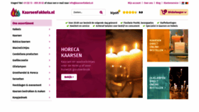 What Kaarsenfakkels.nl website looked like in 2020 (4 years ago)