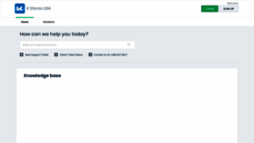What Kstoresusa.freshdesk.com website looked like in 2020 (5 years ago)