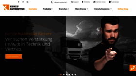 What Kienzle.de website looked like in 2020 (4 years ago)