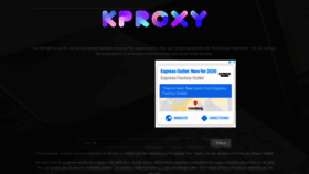 What Kproxy.in website looked like in 2020 (4 years ago)