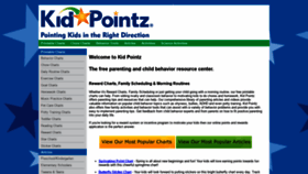 What Kidpointz.com website looked like in 2020 (4 years ago)