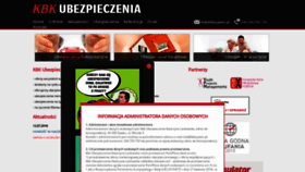 What Kbkzywiec.pl website looked like in 2020 (4 years ago)