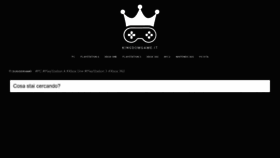 What Kingdomgame.it website looked like in 2020 (4 years ago)
