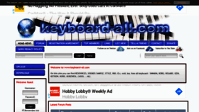 What Keyboard-all.com website looked like in 2020 (4 years ago)