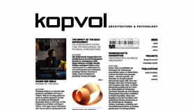 What Kopvol.com website looked like in 2020 (4 years ago)