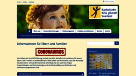What Kita-saar.de website looked like in 2020 (4 years ago)