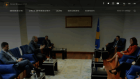 What Kryeministri-ks.net website looked like in 2020 (4 years ago)