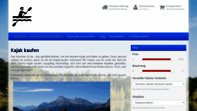 What Kajaks-kaufen.com website looked like in 2020 (4 years ago)