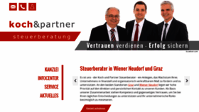 What Kochundpartner.at website looked like in 2020 (4 years ago)