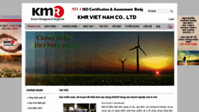 What Kmr.com.vn website looked like in 2020 (4 years ago)