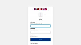 What Kohls.okta.com website looked like in 2020 (4 years ago)