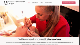 What Kosmetikzimmerchen.com website looked like in 2020 (4 years ago)