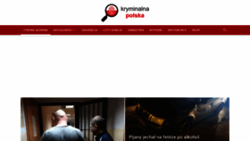 What Kryminalnapolska.pl website looked like in 2020 (4 years ago)