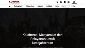 What Kompak.or.id website looked like in 2020 (4 years ago)