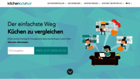 What Kitchenadvisor.de website looked like in 2020 (4 years ago)
