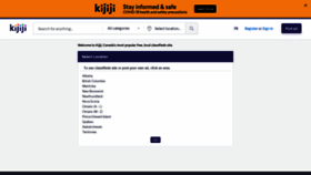 What Kijji.ca website looked like in 2020 (4 years ago)