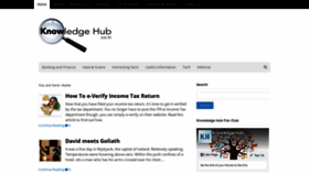 What Knowledgehub.co.in website looked like in 2020 (4 years ago)