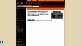 What Kencofire.com website looked like in 2020 (4 years ago)