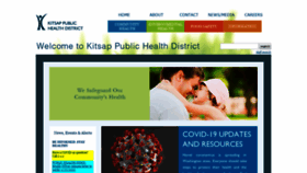 What Kitsappublichealth.org website looked like in 2020 (4 years ago)
