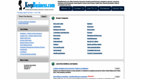 What Keepbusiness.com website looked like in 2020 (4 years ago)