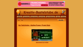 What Kreativ-bastelstube.de website looked like in 2020 (6 years ago)