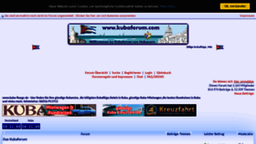 What Kubaforen.de website looked like in 2020 (4 years ago)