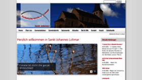 What Katholische-kirche-lohmar.de website looked like in 2020 (4 years ago)