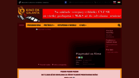 What Kino-galanta.sk website looked like in 2020 (4 years ago)