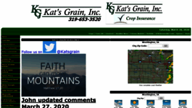 What Katsgrain.com website looked like in 2020 (4 years ago)