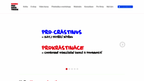 What Konec-prokrastinace.cz website looked like in 2020 (4 years ago)