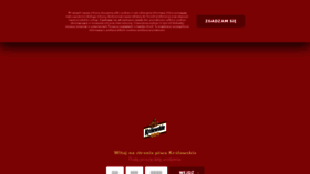 What Krolewskie.pl website looked like in 2020 (4 years ago)