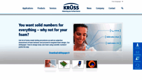 What Kruss.de website looked like in 2020 (4 years ago)