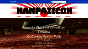 What Kanpaicon.com website looked like in 2020 (4 years ago)