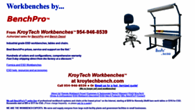 What Kroytechbench.com website looked like in 2020 (4 years ago)