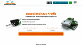 What Kfz-pfandkredithaus.de website looked like in 2020 (4 years ago)