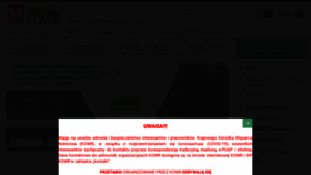 What Kowr.gov.pl website looked like in 2020 (4 years ago)