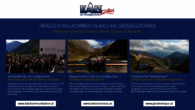 What Kals.at website looked like in 2020 (4 years ago)