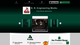 What Krengineeringworks.in website looked like in 2020 (4 years ago)