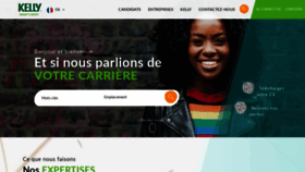 What Kellyservices.fr website looked like in 2020 (4 years ago)