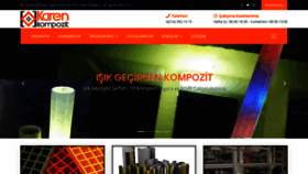 What Karenkompozit.com website looked like in 2020 (4 years ago)