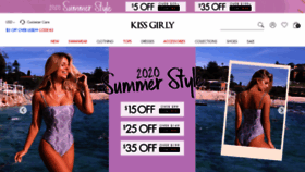What Kissgirly.com website looked like in 2020 (4 years ago)
