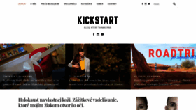 What Kickstart.sk website looked like in 2020 (4 years ago)