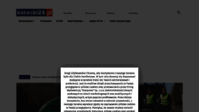 What Konecki24.pl website looked like in 2020 (4 years ago)