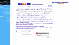 What Klsedaily.com website looked like in 2020 (4 years ago)