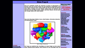 What Kleine-frage.de website looked like in 2020 (4 years ago)