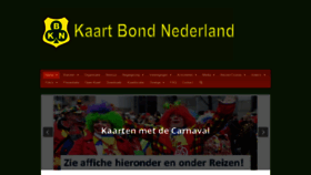 What Kaartbondnederland.nl website looked like in 2020 (4 years ago)